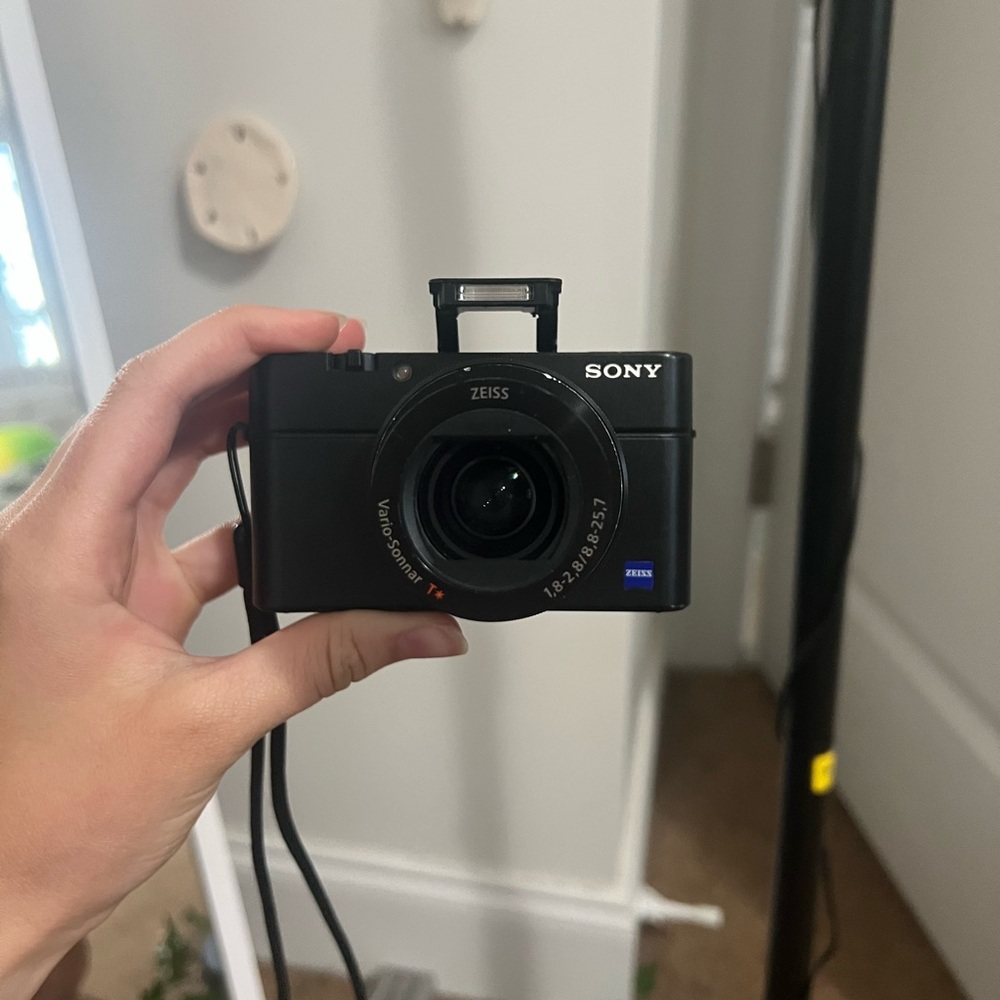 Sony Black Digital Camera—Sony RX 100 mark iii